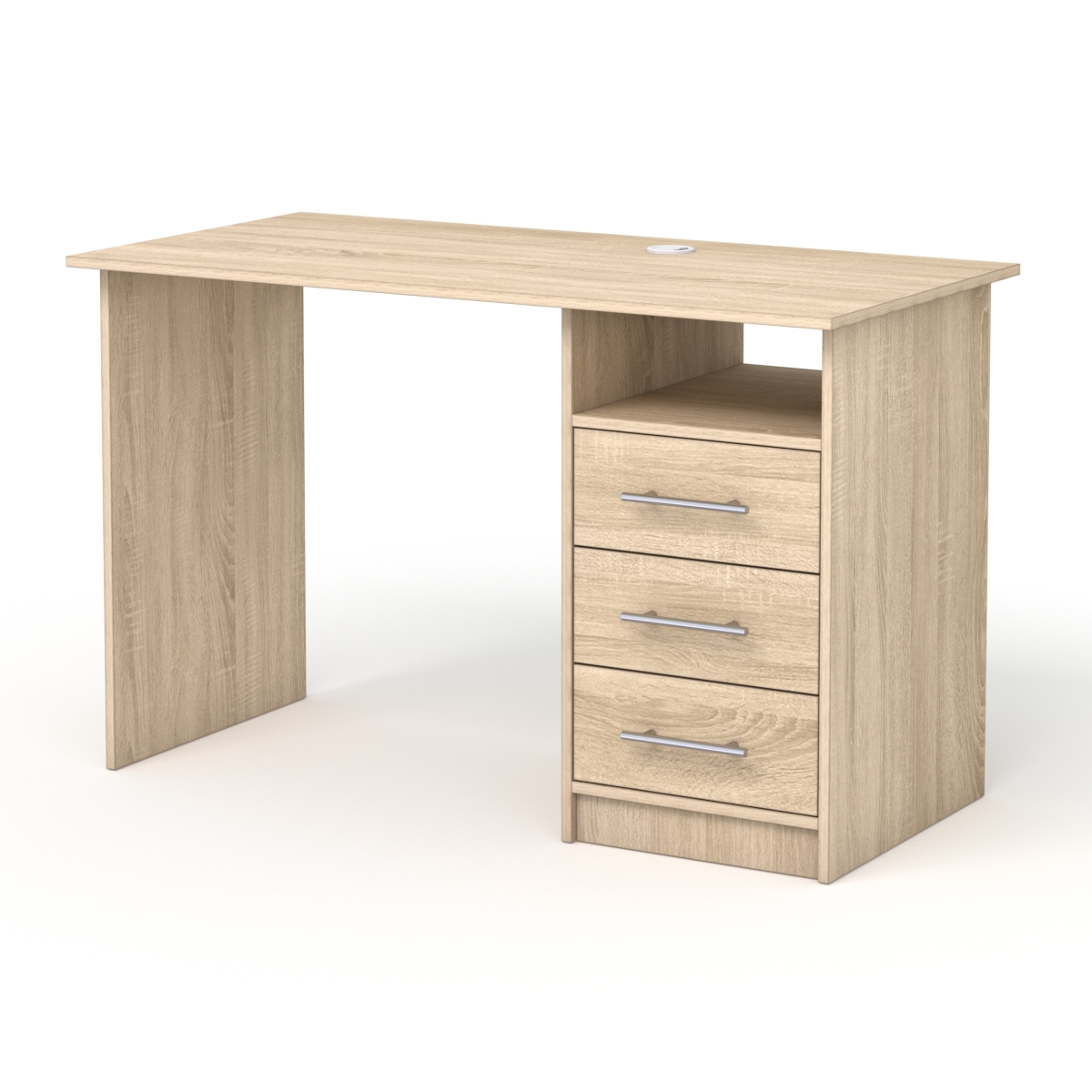 Компьютерный стол письменный №7, Дуб Сонома