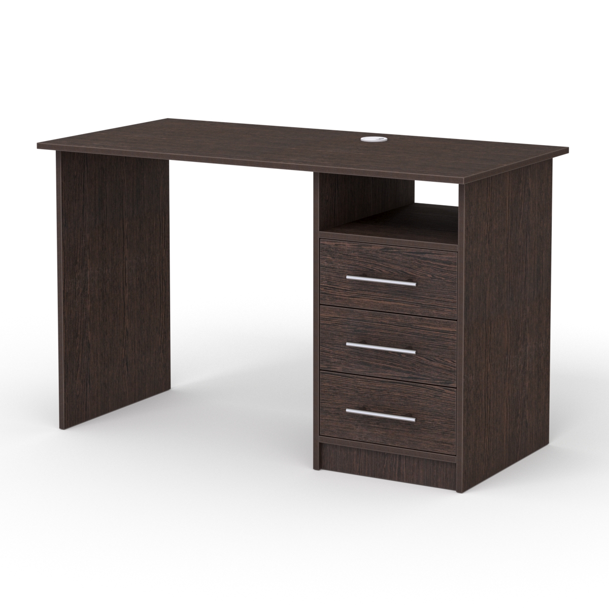 Компьютерный стол письменный №7, Дуб Венге