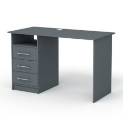Компьютерный стол письменный №8, Темно-Серый