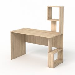 Компьютерный стол письменный №10, Дуб Сонома