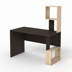 Компьютерный стол письменный №10, Дуб Венге и Дуб Сонома