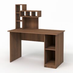 Компьютерный стол письменный №12, Орех