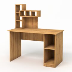 Компьютерный стол письменный №12, Дуб Золотистый