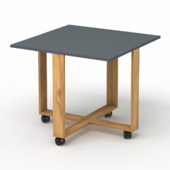 Журнальный столик №9, Темно-серый и Дуб Золотистый