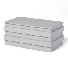 Тумба №1 для витрин СЛАДОСТЬ шириной 900мм, Серый