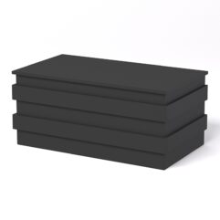 Тумба №1 для витрин СЛАДОСТЬ шириной 900мм, Черный