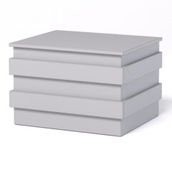 Тумба №1А для витрин СЛАДОСТЬ шириной 600мм, Серый