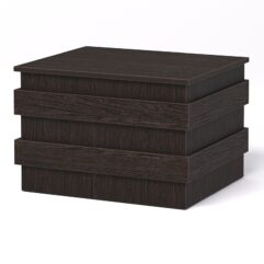 Тумба №1А для витрин СЛАДОСТЬ шириной 600мм, Дуб Венге