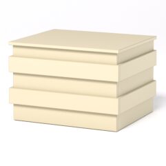 Тумба №1А для витрин СЛАДОСТЬ шириной 600мм, Крем Вайс