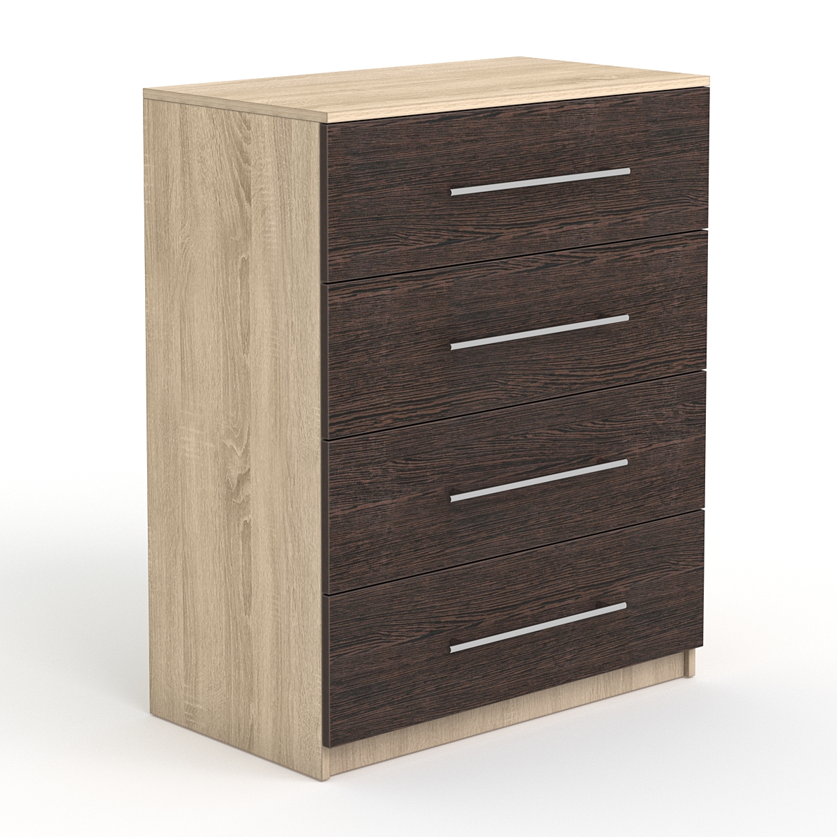 Комод Оззи №2, Дуб Сонома + Дуб Венге