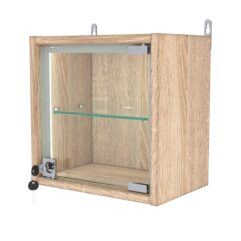 Витрина настенная МИНИ 30*30*20-П, Дуб Сонома