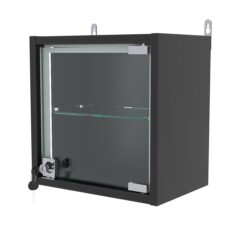 Витрина настенная МИНИ 30*30*20-П, Черный