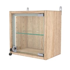 Витрина настенная с регулировочными полками МИНИ 30*30*20-РЕГ-П, Дуб Сонома