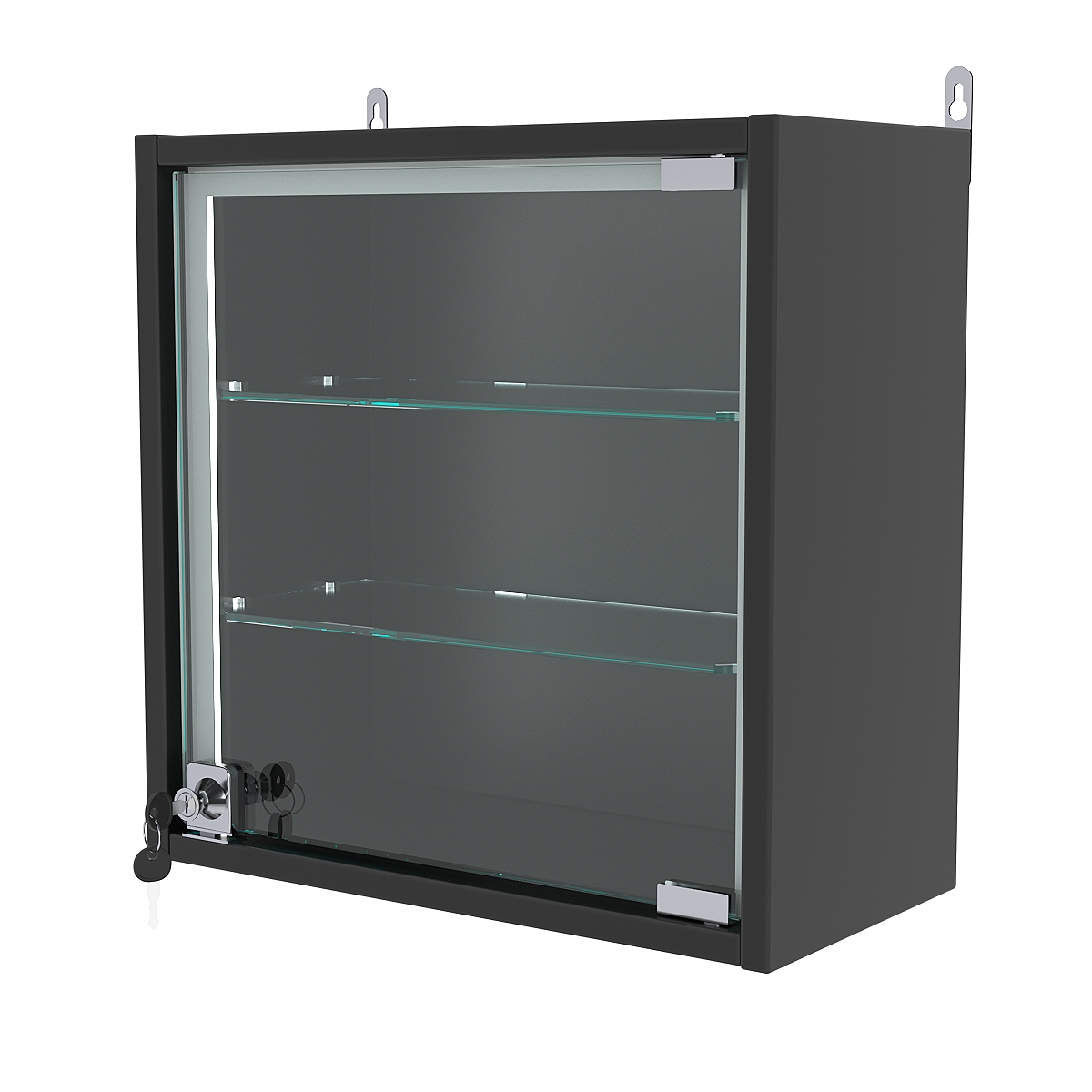 Витрина настенная МИНИ 40*40*20-П, Черный