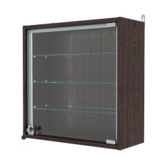 Витрина настенная МИНИ 50*50*20-П, Дуб Венге
