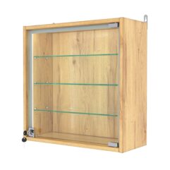 Витрина настенная МИНИ 50*50*20-П, Дуб Золотистый