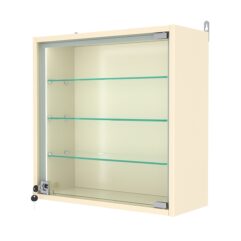 Витрина настенная МИНИ 50*50*20-П, Крем Вайс