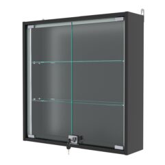 Витрина настенная №1-1А-П, Черный