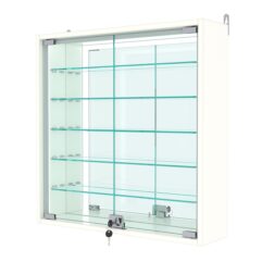 Витрина настенная №1-6А-П, Белый