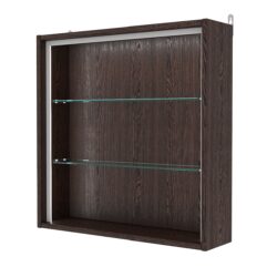 Витрина настенная №1-1Г-П, Дуб Венге