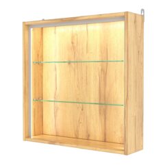 Витрина настенная №1-1Г-П, Дуб Золотистый