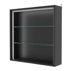 Витрина настенная №1-1Г-П, Черный