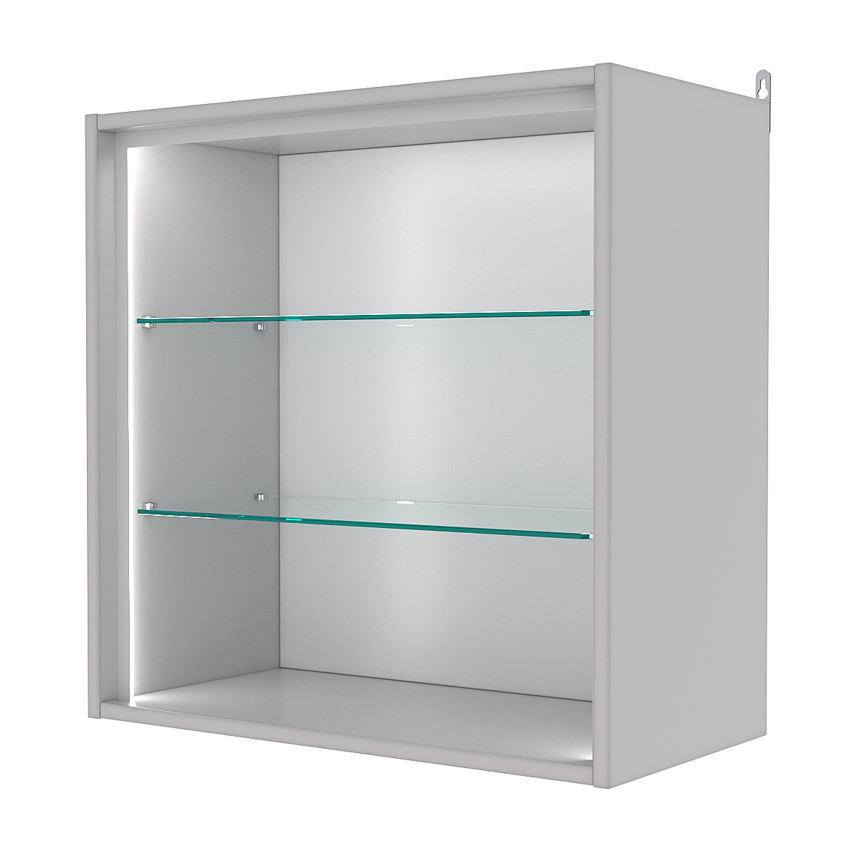 Витрина настенная №1-1ГГ-П, Серый