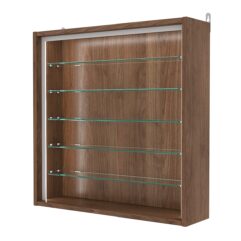 Витрина настенная №1-5Г-П, Орех