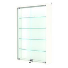 Витрина настенная №2-1А-П, Белый