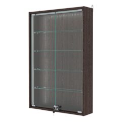 Витрина настенная №2-1А-П, Дуб Венге