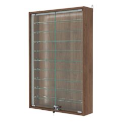 Витрина настенная №2-5А-П, Орех