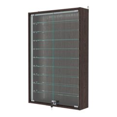 Витрина настенная с регулировочными полками №2-5А-РЕГ-П, Дуб Венге