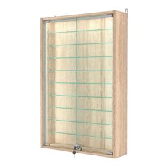 Витрина настенная с регулировочными полками №2-5А-РЕГ-П, Дуб Сонома