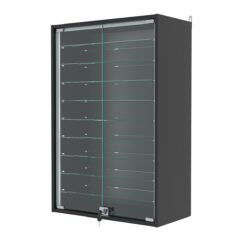 Витрина настенная №2-5АГ-П, Черный