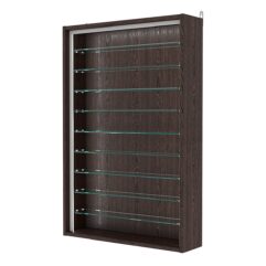 Витрина настенная №2-5Г-П, Дуб Венге