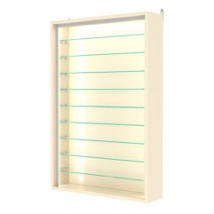 Витрина настенная №2-5Г-П, Крем Вайс