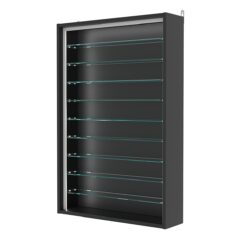 Витрина настенная №2-5Г-П, Черный