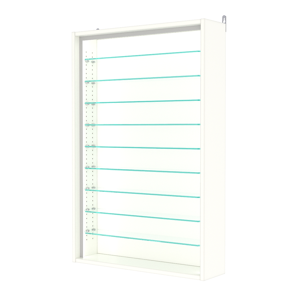 Витрина настенная с регулировочными полками №2-5Г-РЕГ-П, Белый
