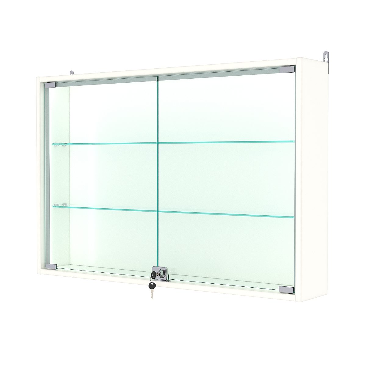 Витрина настенная №3-1А-П, Белый
