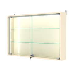 Витрина настенная №3-1А-П, Крем Вайс