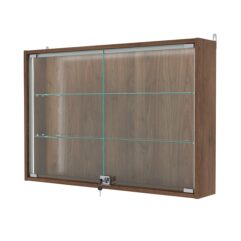 Витрина настенная №3-1А-П, Орех