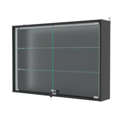 Витрина настенная №3-1А-П, Черный