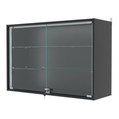 Витрина настенная №3-1АГ-П, Черный