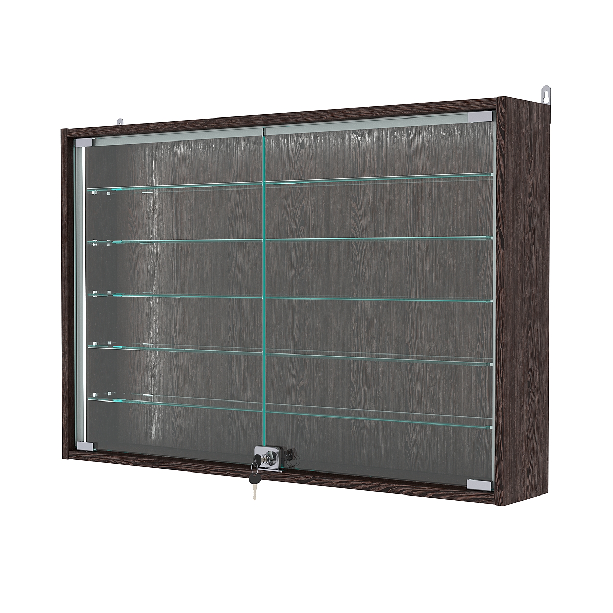 Витрина настенная №3-5А-П, Дуб Венге