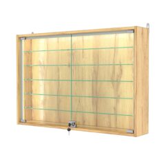 Витрина настенная №3-5А-П, Дуб Золотистый