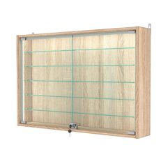 Витрина настенная №3-5А-П, Дуб Сонома