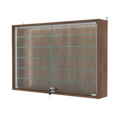 Витрина настенная №3-5А-П, Орех