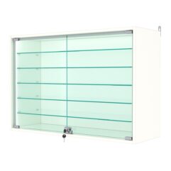 Витрина настенная №3-5АГ-П, Белый