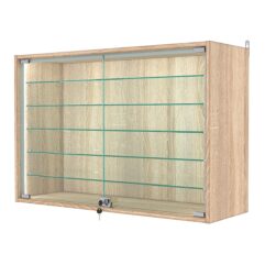 Витрина настенная №3-5АГ-П, Дуб Сонома