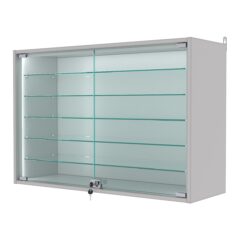 Витрина настенная №3-5АГ-П, Серый